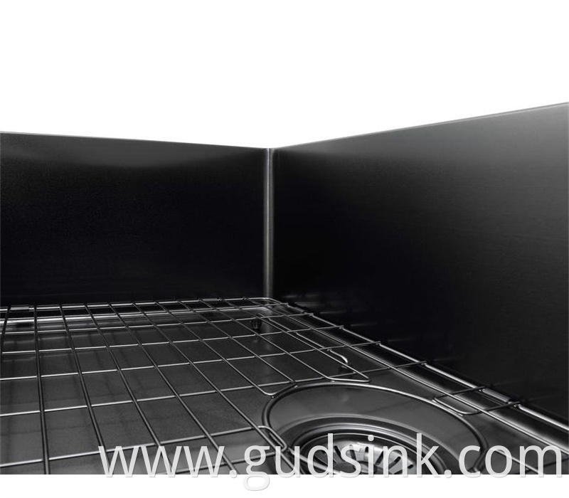 32in 60 40 Double Bowl Kitchen Sink In Black Nano 3 Jpg